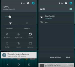 2. Improved Wi-Fi quick toggle