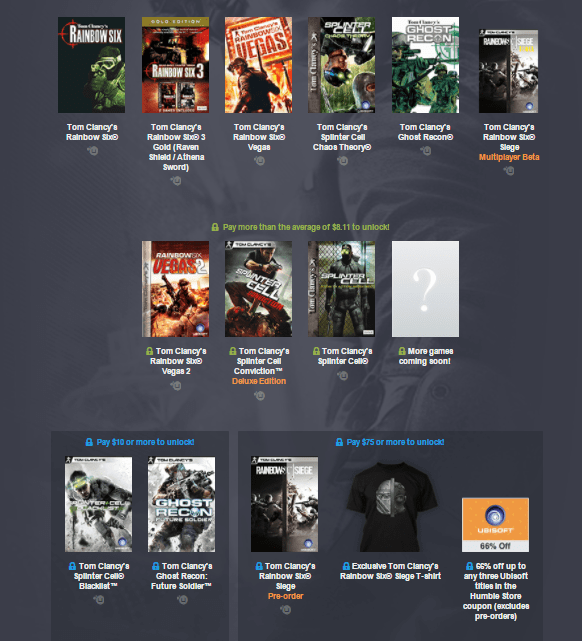 Humble Tom Clancy Bundle 3