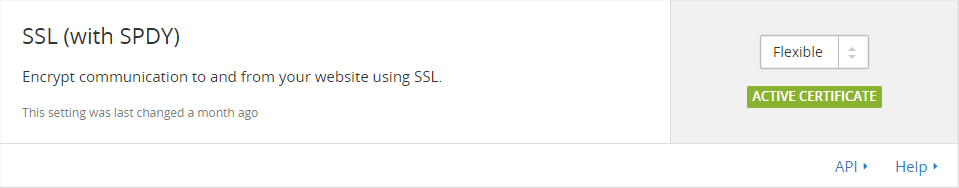 SSL (with SPDY)
