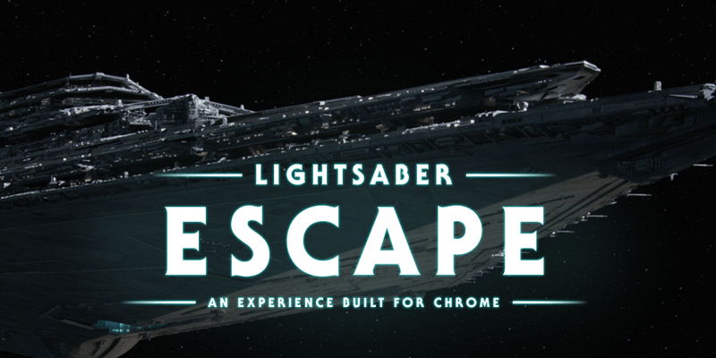 star wars lightsaber escape