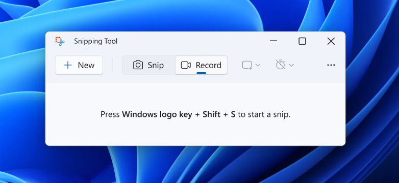 Snipping Tool บน Windows 11