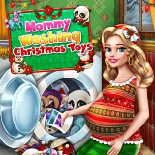 MommyWashingChristmasToysTeaser