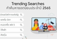 คำค้นหายอดนิยมในไทย ปี 2565 / 2022