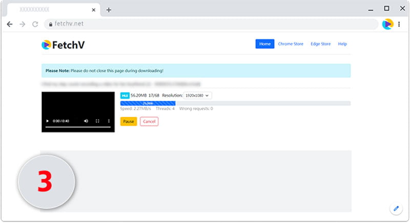 วิธีดาวน์โหลด HLS, m3u8, mp4 และ blob