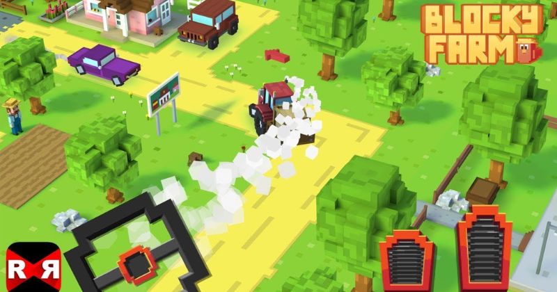 Blocky Farm เกมปลูกผักทําฟาร์ม บนมือถือ Android / iOS