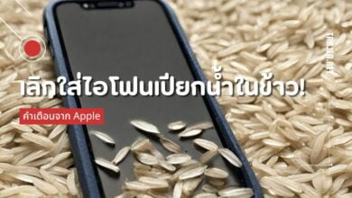 เลิกใส่ iPhone เปียกน้ำในข้าวสาร! คำเตือนจาก Apple